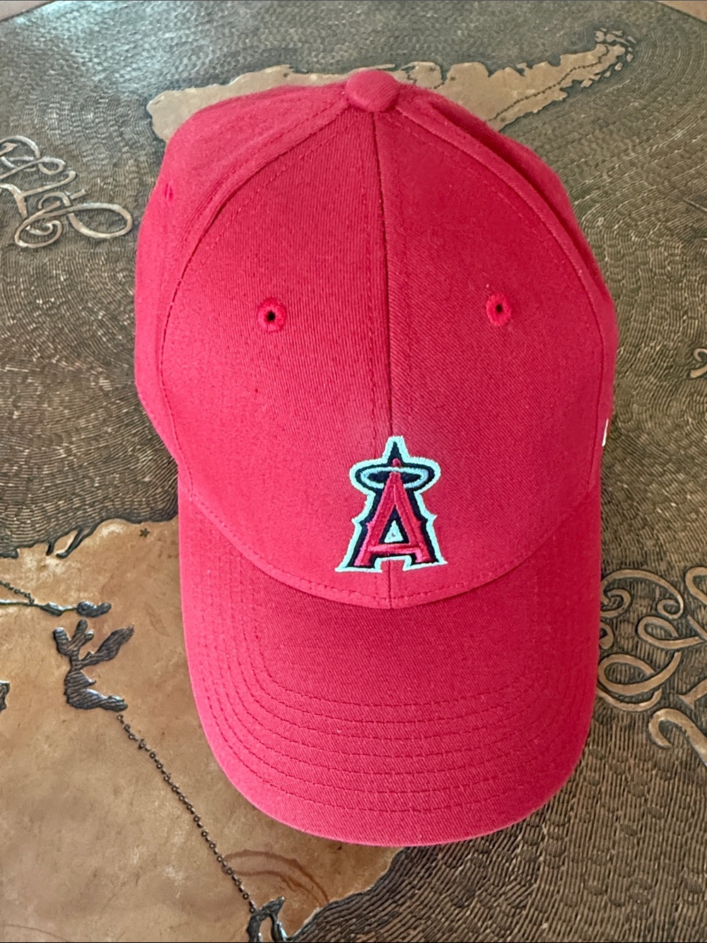 Los Angeles Angels ‘47 Brand Kids Red and Black Logo Hat.
